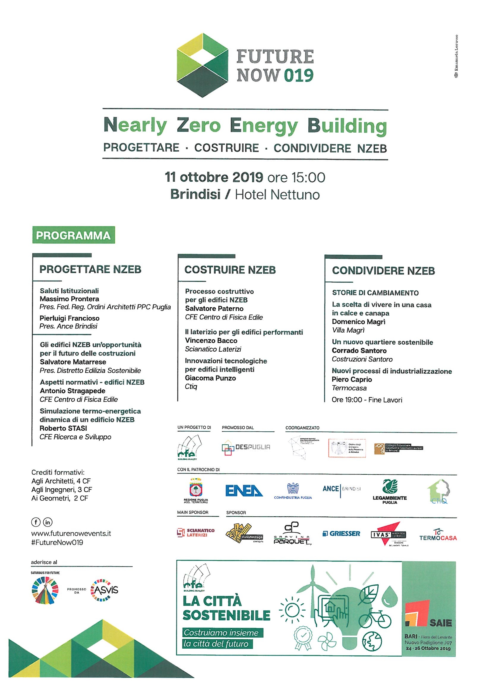 Nearly Zero Energy Building-PROGETTARE · COSTRUIRE · CONDIVIDERE NZEB